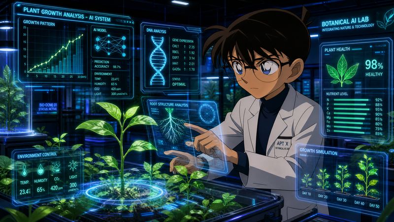 蜜芽植物视频-AI植物生长分析视频